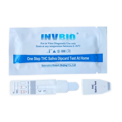DOA Rapid 15ng / ml ชุดทดสอบการใช้สารเสพติด Salivaire Thc อุปกรณ์ทดสอบทางปากผ่านการรับรองจาก FDA