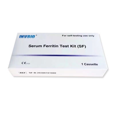Ce Rapid Test Cassette การทดสอบตัวเอง One Step Ferritin Blood 5ng/Ml - 50ng/Ml