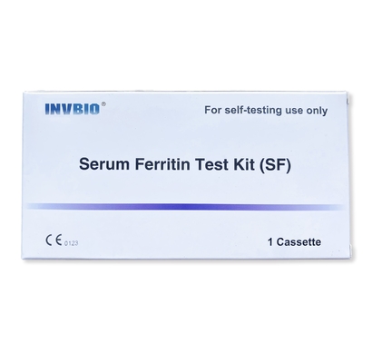 ใช้ในบ้าน 99.2% Rapid Test Device Ferritin Blood Diagnosis Serum Iron Level In Human Body