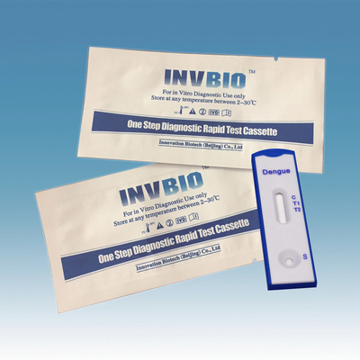 One Step Igg Igm Dengue Test ตลับทดสอบการวินิจฉัยทางการแพทย์อย่างรวดเร็ว
