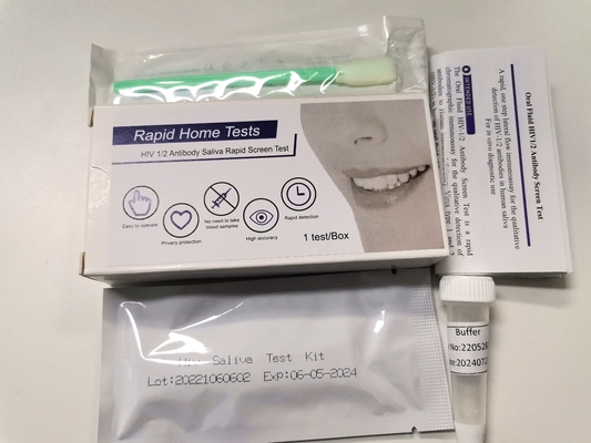 Advance Saliva Hiv Rapid Test Kits แอนติบอดี Hiv-1/2