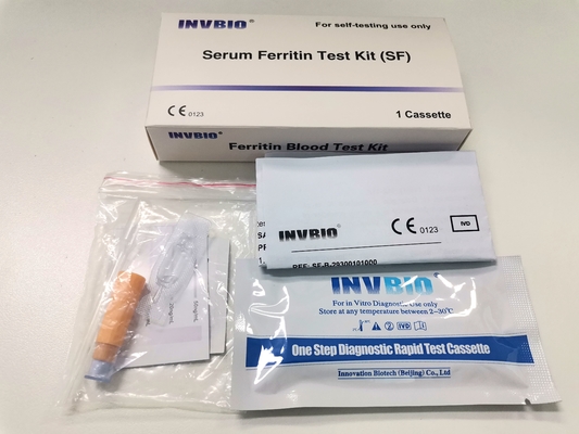 การตรวจเลือดเชิงปริมาณ Ferritin Rapid ด้วย CE ที่บ้าน