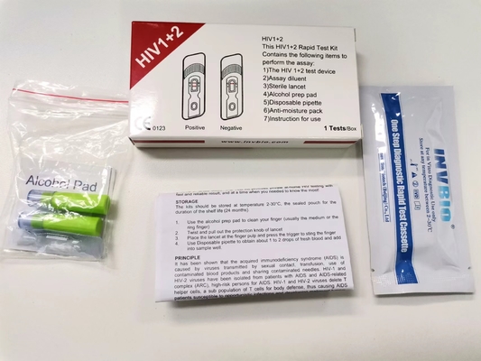 Oem HIV Rapid Test Kits คู่มือตรวจสอบเลือดทั้งตัว การตรวจสอบตัวเองที่บ้าน