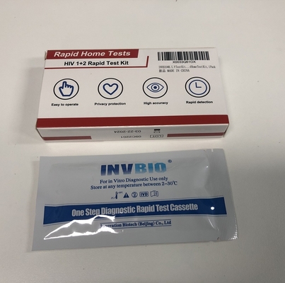Quick Finger Prick กำหนด Std Rapid Hiv Blood Test Kit Ce Iso Certificate