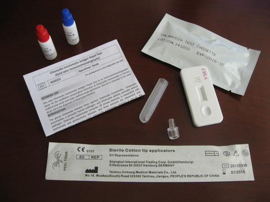ชุดทดสอบอย่างรวดเร็วเพื่อการหลอกลวงอย่างแม่นยำ Chlamydia Trachomatics การวินิจฉัยขั้นตอนเดียว