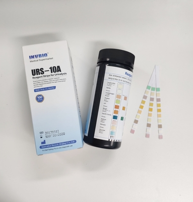 การทดสอบ Dipstick ในปัสสาวะ FSC อย่างรวดเร็วปกติสำหรับเม็ดเลือดขาวกลูโคส Ph โปรตีนแรงโน้มถ่วงเฉพาะ