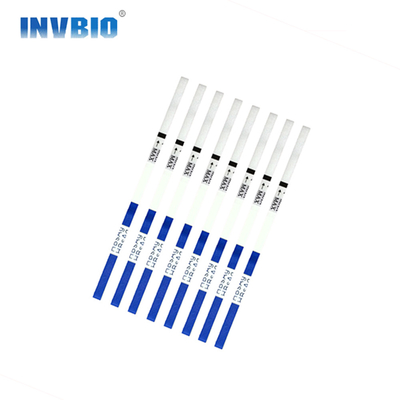 การตรวจวินิจฉัยโรคติดเชื้อ Ivd ทางการแพทย์ Hbsag Rapid Test Strip ใช้งานง่าย