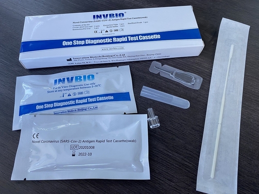 ผู้เชี่ยวชาญด้านการดูแลสุขภาพชุดทดสอบ Covid Antigen ตอบสนองอย่างรวดเร็วสำหรับการเดินทาง