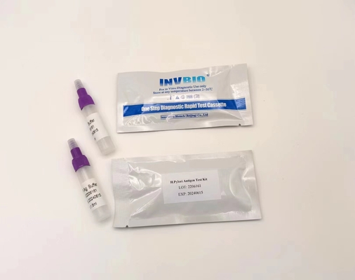 เทปทดสอบแอนติบอดี H Pylori อย่างรวดเร็วแม่นยำรวดเร็วทดสอบตัวเองที่บ้าน