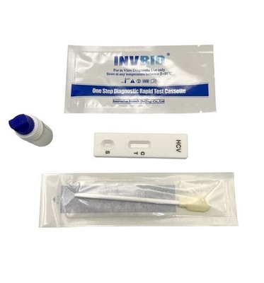 ผลลัพธ์ที่แม่นยำอุปกรณ์ทดสอบอย่างรวดเร็ว Hcv น้ำลาย Antigen ใช้งานง่าย