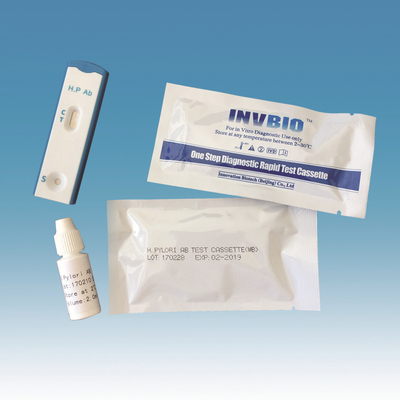 ชุดทดสอบอย่างรวดเร็วของโรคติดเชื้อ CE แผลในกระเพาะอาหาร Helicobacter H. Pylori Feces