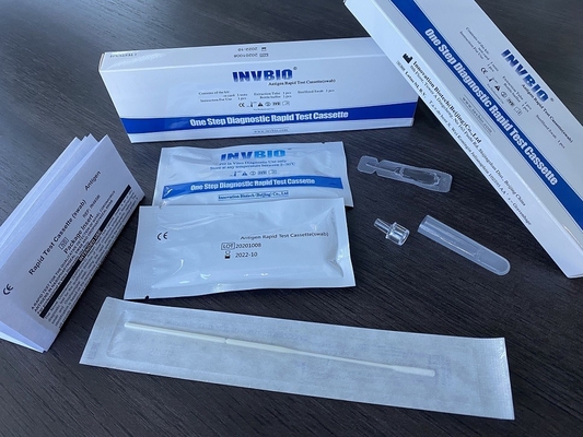 SARS-CoV-2 Rapid Rtk Nasal Swab ที่บ้าน Antigen Test Kit Card รายการทั่วไปของสหภาพยุโรป
