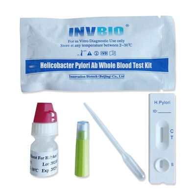 96% ความแม่นยํา การวินิจฉัยอุจจาระ H Pylori Antigen Rapid Test ที่บ้าน