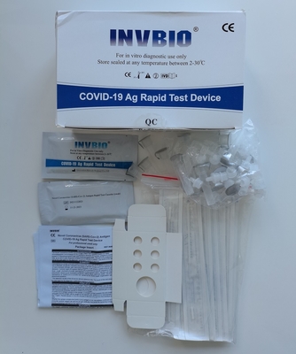 ผู้เชี่ยวชาญด้านการดูแลสุขภาพชุดทดสอบ Covid Antigen ตอบสนองอย่างรวดเร็วสำหรับการเดินทาง