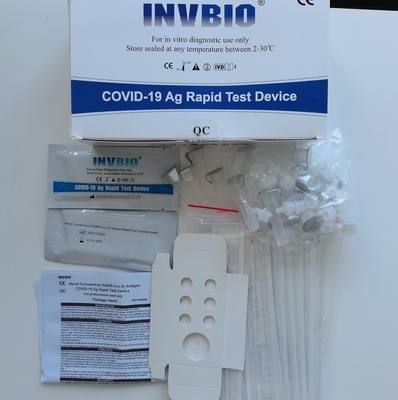 Corona Antigen Nasal Smear Swabs การทดสอบอย่างรวดเร็วสำหรับผู้ที่มีอายุมากกว่า 7 ปี