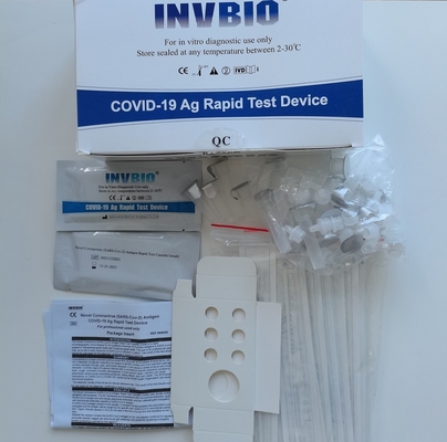 Antigen Nasal Swab Covid 19 ชุดทดสอบอย่างรวดเร็วด้วย Germany Bfarm
