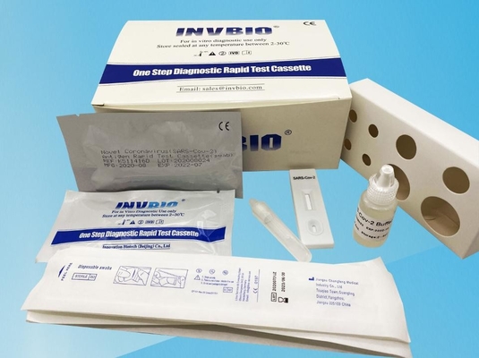 Covid 19 Coronavirus Rtk Antigen เทปทดสอบอย่างรวดเร็วและการทดสอบอมยิ้มน้ำลาย