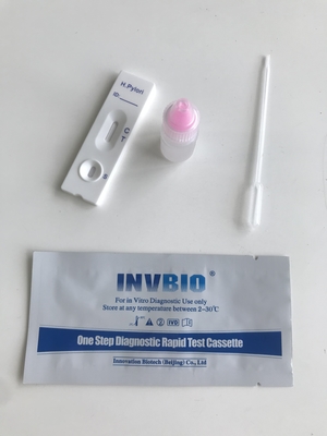 ซีรั่มเลือดครบซีซี H Pylori Cassette Test Ab Rapid Strip