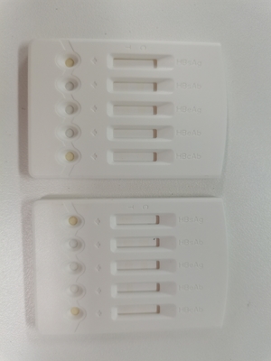 ชุดทดสอบไวรัสตับอักเสบบีอย่างรวดเร็ว Hbv 5 In 1 Combo Panel Diagnostic