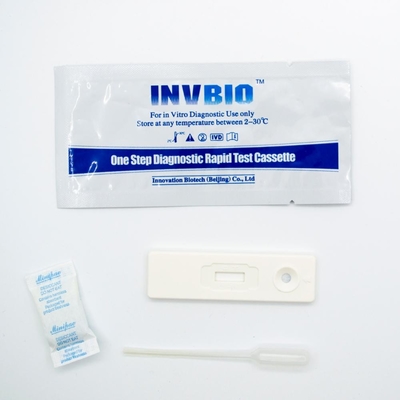 ขั้นตอนเดียว Fob Rapid Test Cassette การวินิจฉัยโรคอุจจาระลึกลับอุจจาระเลือด Lab