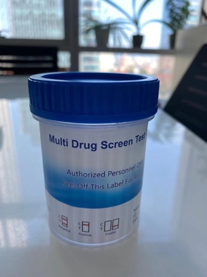 Ce อนุมัติชุดตรวจสารเสพติด 10 แผง One Step Doa Urine Cup สำหรับยาที่แตกต่างกัน 30 ชนิด