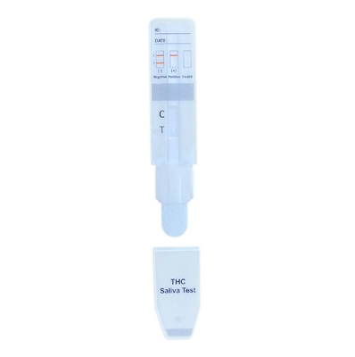 δ9-Thc Cannabis Oral Fluid Drug Screen Device 25ng/Ml การตรวจจับเชิงคุณภาพโดยสันนิษฐานกัญชา