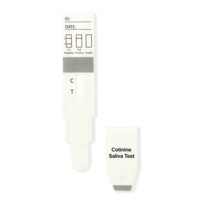 ยาที่ใช้ในทางที่ผิดการทดสอบแอนติเจนของน้ำลายในช่องปาก Cotinine Cot Dipcard Sensitive 20ng / Ml