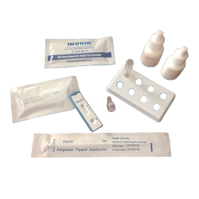 สุขภาพทางเพศ ขั้นตอนเดียว Invbio Std Rapid Test Kit Chlamydia Trachomatis Infection Swab