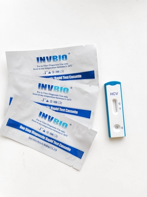 Hcv Hepatitis C Rapid Test Kit Strip Cassette สำหรับพลาสมาซีรั่มในเลือด