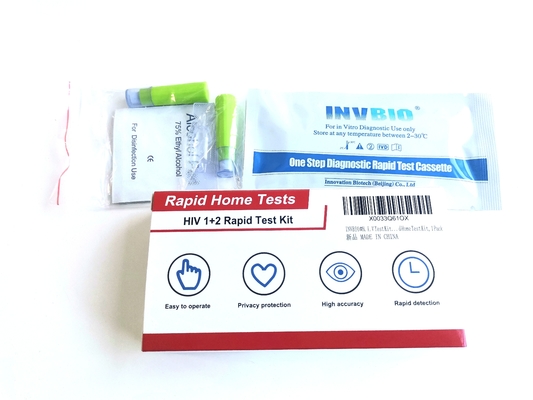 Blood Msds Instant HIV Test Kit / Strip ความแม่นยำ 98%