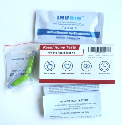 ชุดทดสอบอย่างรวดเร็วรุ่นที่ 1/2 ของเอชไอวีรุ่นที่ 4 Antigene Ag Ab ซิฟิลิสและการวินิจฉัยโรคเอดส์