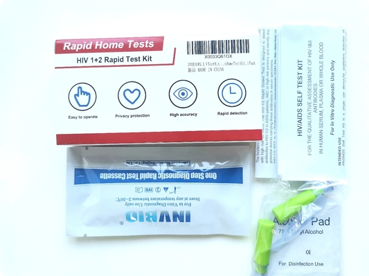 ชุดทดสอบอย่างรวดเร็วของ Hiv ที่ผ่านการรับรอง Ce ความไวสูง