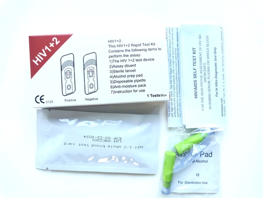 หน้าแรก 25 ชิ้นชุดทดสอบ Hiv Rapid สำหรับการรักษาโรคติดเชื้อ