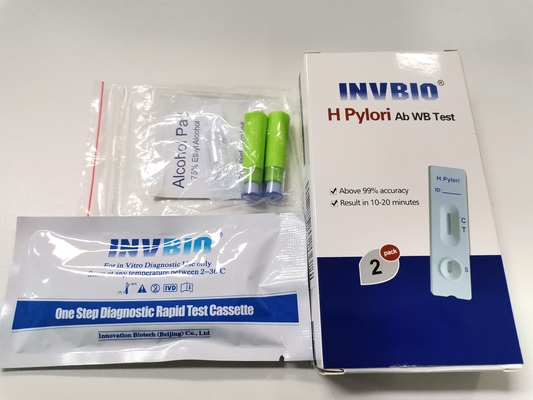 H Pylori Ag Infectious Disease Rapid Test Kits การ์ดอุจจาระพร้อม CE