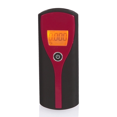 เครื่องวัดแอลกอฮอล์ในลมหายใจ LCD ความแม่นยำสูงพร้อมหลอดเป่า