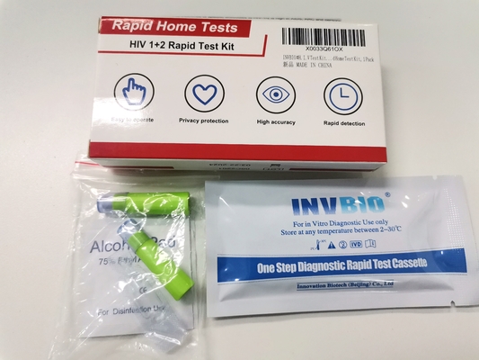 ชุดตรวจ HIV 1+2 Antibody Rapid Whole Blood 25 ชิ้น/กล่อง