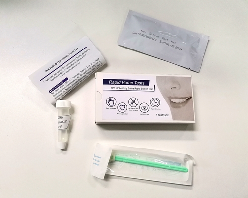 Hiv 1 &amp; 2 Oral Swab ผู้จัดจำหน่ายชุดทดสอบ Hiv Rapid ที่จำเป็นสำหรับโรคเอดส์