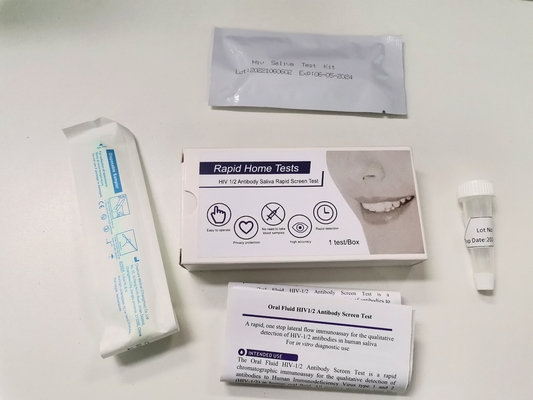 One Step Aids Hiv Combo Test Kit น้ำลาย / การวินิจฉัยทางการแพทย์ในช่องปาก