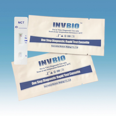 ชุดทดสอบอย่างรวดเร็ว MSDS Troponin I 3.00 มม. ในเลือดครบส่วนของมนุษย์