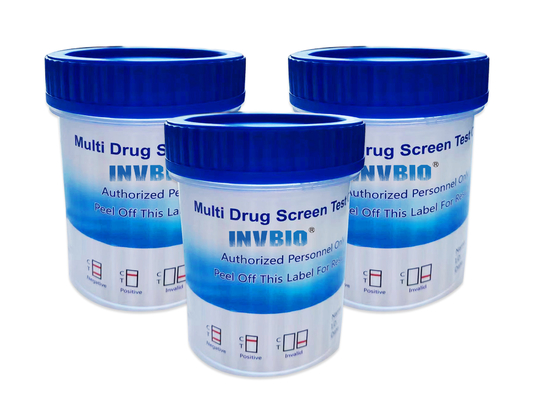 ถ้วยทดสอบยาที่บ้านอย่างง่ายขั้นตอนเดียวที่แม่นยำสูง Oral Mouth Swab 12 แผงน้ำลาย
