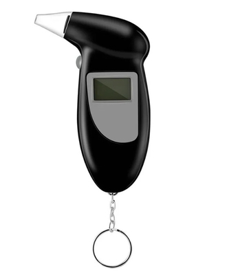 พวงกุญแจรถตำรวจ Bactrack แอลกอฮอล์ Breathalyzer พร้อมแบตเตอรี่อัลคาไลน์