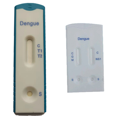 ชุดทดสอบไข้เลือดออกโรคเขตร้อน Igg Igm Ns1 แอนติเจน Blood Duo Card Test