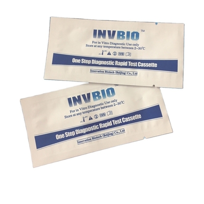 25 ชิ้น / กล่อง Rapid Strep Test Kit, Rapid Strep Throat Test ความแม่นยำ 99%