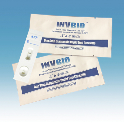 การทดสอบเครื่องหมายเนื้องอก Alpha Fetoprotein 1 ขั้นตอน Afp Blood Rapid Strip Cassette