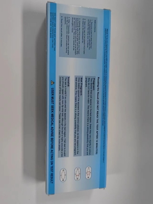 การตรวจหาการตั้งครรภ์ Hcg กลางน้ำทันที การตรวจหาอย่างรวดเร็วในปัสสาวะขั้นตอนเดียว