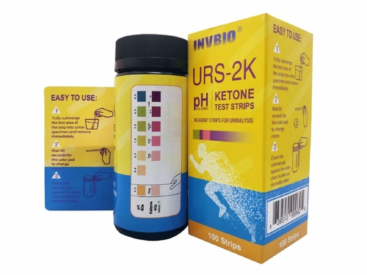 การทดสอบปัสสาวะ Keto Ph ในแถบปัสสาวะหนึ่งรายการได้รับการอนุมัติจาก Fda Ce Fsc