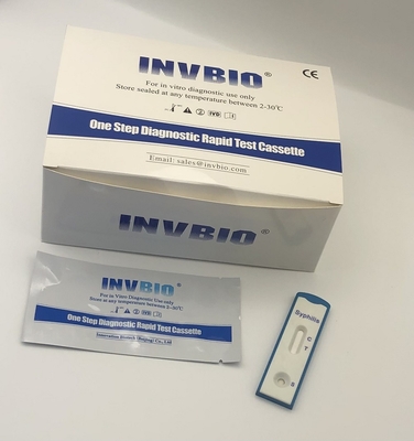ตรวจคัดกรองแอนติบอดีโรค VDRL Treponema Pallidum TPHA ซิฟิลิส TP CE ได้รับการอนุมัติ