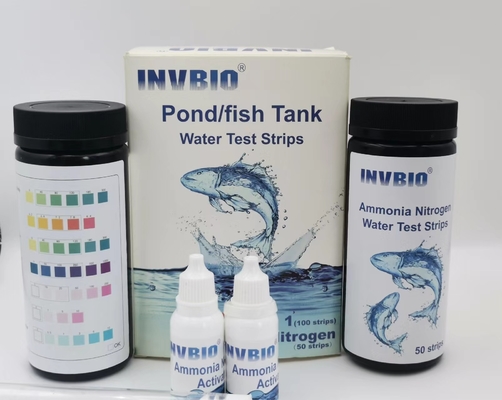 ความแม่นยําสูง Invbio ทดสอบน้ําในอัควารี ย์ สเตรป อะโมเนีย นิทราต ปลา ทดสอบหมึกถัง