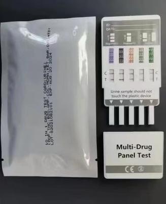 ความแม่นยําสูง Doa การใช้ยาเสพติด Test Kit Panel 10 Multi Drugs Screen ธ อร์ที่บ้าน