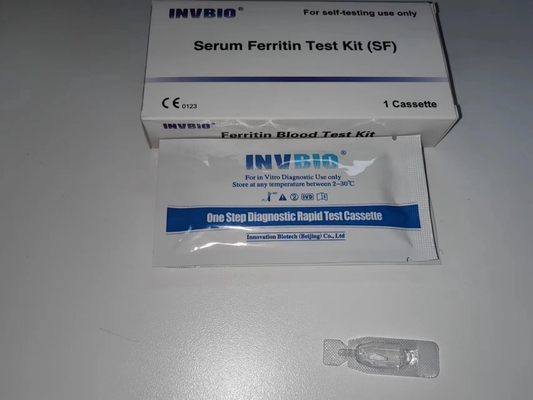 Finger Blood Serum การทดสอบระดับ Ferritin ความแม่นยำสูงประสิทธิภาพสูง